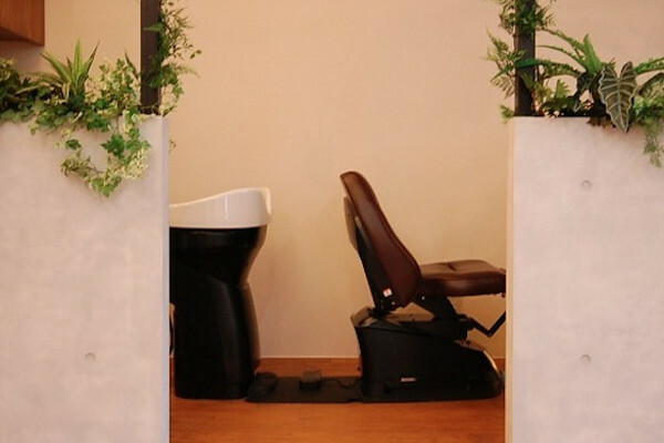 プライベート感を重視した空間